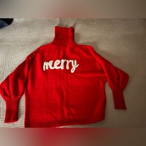 Red Merry Sweater